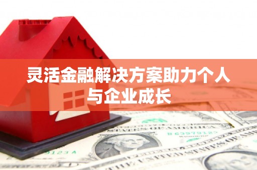后里灵活金融解决方案助力个人与企业成长