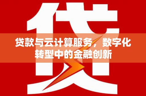 龙口贷款与云计算服务，数字化转型中的金融创新