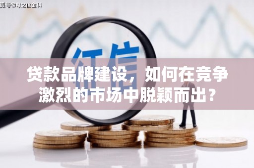化州贷款品牌建设，如何在竞争激烈的市场中脱颖而出？