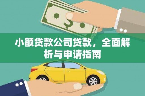 宁化小额贷款公司贷款，全面解析与申请指南