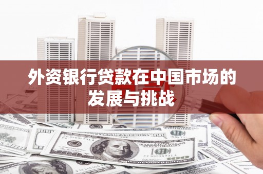 武胜外资银行贷款在中国市场的发展与挑战