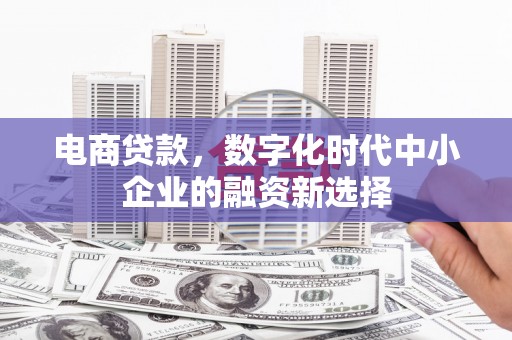 福兴电商贷款，数字化时代中小企业的融资新选择