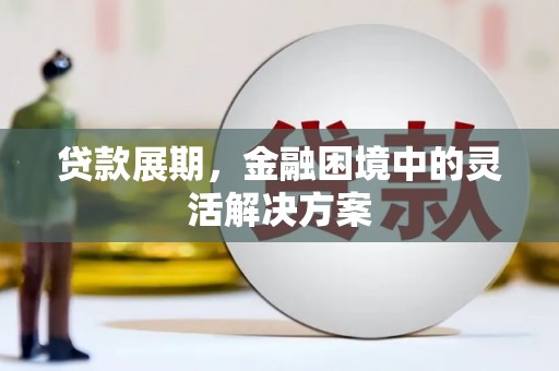 洋县贷款展期，金融困境中的灵活解决方案