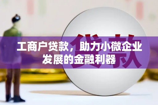 高邑工商户贷款，助力小微企业发展的金融利器
