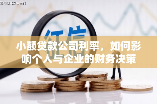 张掖小额贷款公司利率，如何影响个人与企业的财务决策