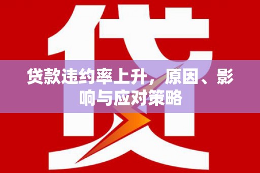 临邑贷款违约率上升，原因、影响与应对策略
