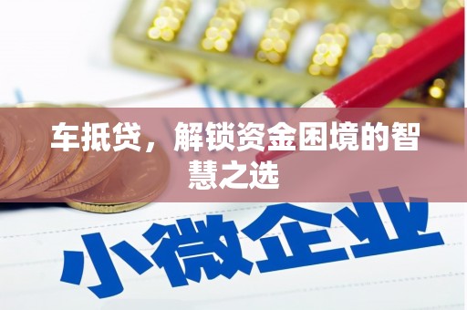 玉树车抵贷，解锁资金困境的智慧之选