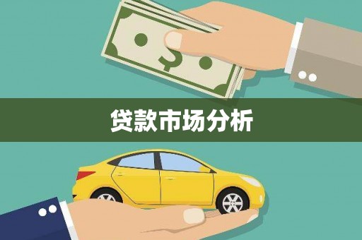 东坡贷款市场分析