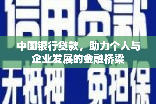 施秉中国银行贷款，助力个人与企业发展的金融桥梁