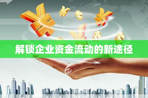 禄丰解锁企业资金流动的新途径