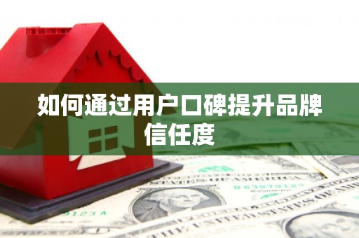 莱山如何通过用户口碑提升品牌信任度