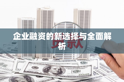 旅顺口企业融资的新选择与全面解析