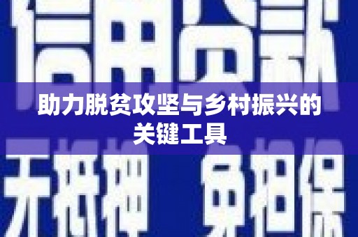 沈河助力脱贫攻坚与乡村振兴的关键工具